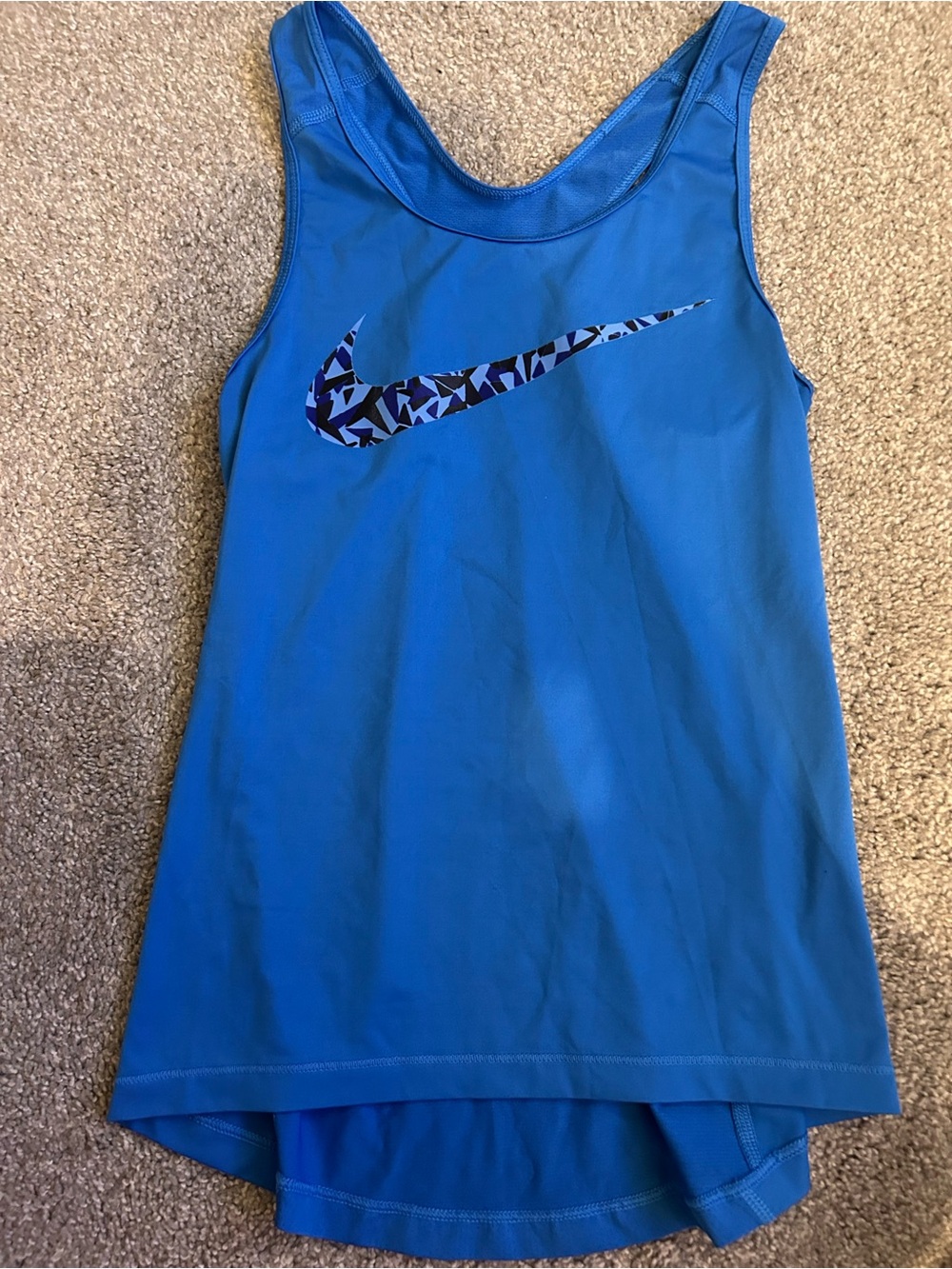 Nike Blue Athletic Tank Top